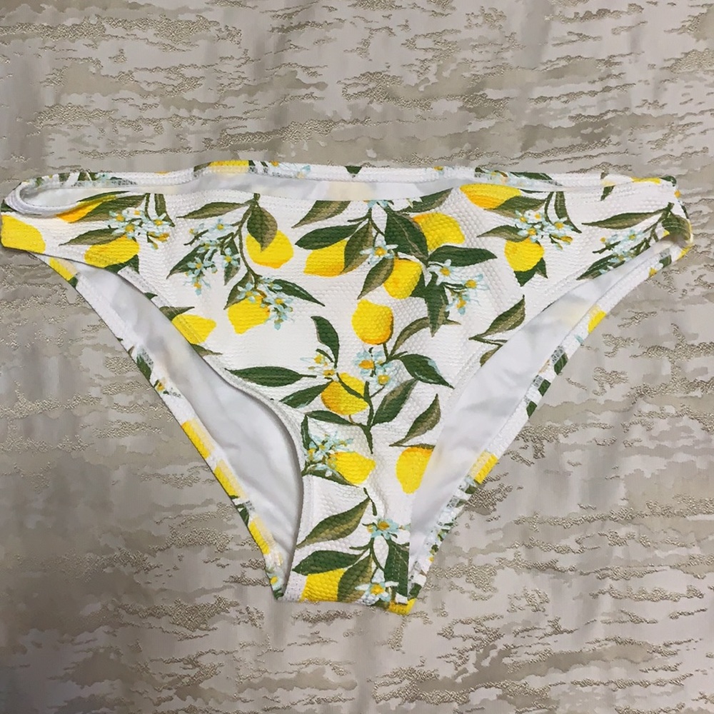 Cabana del Sol bottoms only lemon bathing suit
